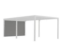 Rideau pour pergola bioclimatique gris per bi r36