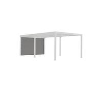 Rideau pour pergola bioclimatique gris Habrita per bi r36 Gris G