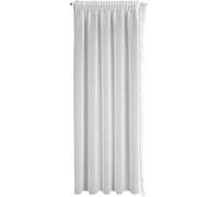 Rideau prêt Kira 2 140x270 x2 set blanc sur ruban + attache Eurofirany