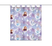 Herding Disney La Reine des Neiges Rideau, 140 x 160 cm (lxL), Passants 10 cm Inclus, Polyester, Multicolore / Transparent