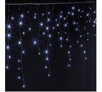 Rideau scintillant extérieur programmable 120 LED blanc froid Feeric lights & christmas