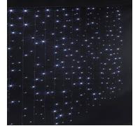FEERIC LIGHTS & CHRISTMAS Rideau façade programmable - 150 LED - Blanc froid - H150cm