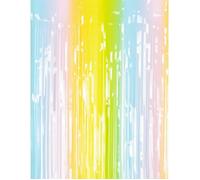 Rideau scintillant multicolore pastel 100 x 195 cm
