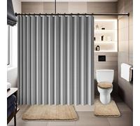 Rideau Séparateur de Pièce 100 x 151 cm Anti Bruit, Opaque, Bloquer, Separation, Anti Froid Occultant Chaleur Rideaux Occultants pour Salon Chambre Maison et Cuisine, Gris