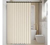 Rideau Séparateur de Pièce 92 x 151 cm Anti Bruit, Opaque, Bloquer, Separation, Anti Froid Occultant Chaleur Rideaux Occultants pour Salon, Balcon, Chambre Moderne, Beige