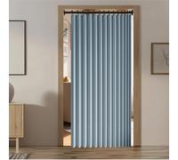 Rideau Separation 105 x 161 cm Anti Bruit, Opaque, Bloquer, Separation, Anti Froid Occultant Chaleur Rideaux Pliants Personnalisables pour Salon Chambre Maison et Cuisine, Bleu