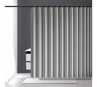 Rideau Separation 127 x 159 cm Anti Froid et Chaleur, Séparateur de Pièce Pliable, Design Accordéon Rideau Separation Entrée Pliant pour Salon, Balcon, Chambre Moderne, Gris