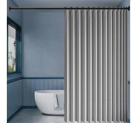 Rideau Separation 240 x 240 cm Anti Bruit, Opaque, Bloquer, Separation, Anti Froid Occultant Chaleur Rideau Accordéon Porte pour Chambre, Salon Décoration de Fenêtre, Gris