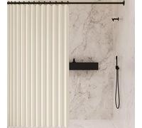 Rideau Separation 250 x 161 cm Anti Bruit, Opaque, Bloquer, Separation, Anti Froid Occultant Chaleur Rideau Entrée Pliant pour Salon, Balcon, Chambre Moderne, Beige