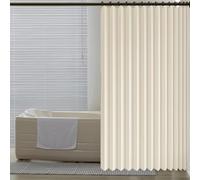 Rideau Separation 275 x 162 cm Anti Froid et Chaleur, Séparateur de Pièce Pliable, Design Accordéon Bouton Magnétique Porte Accordeon pour Salon Chambre Maison et Cuisine, Beige