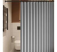 Rideau Separation 65 x 100 cm Anti Bruit, Opaque, Bloquer, Separation, Anti Froid Occultant Chaleur Rideau Accordéon Porte Entrée pour Salon Chambre Maison et Cuisine, Gris