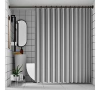 Rideau Separation 65 x 110 cm Anti Froid et Chaleur, Séparateur de Pièce Pliable, Design Accordéon Rideau de Porte Pliant pour Salle de Bain, Chambre à Coucher, Salon, Gris