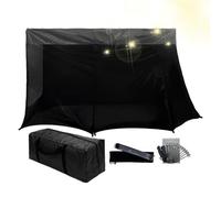 Rideau SUV | Housse imperméable avec protection solaire | Rideau coupe-vent pour hayon de voiture 320 x 198 x 195 cm - Pour randonnée et voyage avec véhicules et ramassage