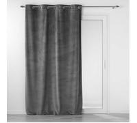 Rideau à oillets Velouriane 140x260 anthracite