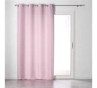 Rideau tamisant Chambray Glory rose 140x240 cm Rose G