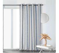 Linder 513/45/375FR/145x265 Panneau à Oeillets, Polyester, Bleu, 145x265