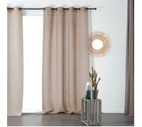 Rideau tamisant et naturel en 100% lin Naturel 145x260 cm