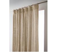 Rideau tamisant Gaïa 140 x 240 cm - Double gaze de coton ficelle, galon fronceur