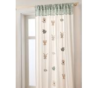 VERTBAUDET Rideau tamisant Guirlande dans Les Bois Vert Sauge 135X240