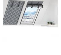 Rideau Thermique 3 Couches Kits D'isolation pour Fenêtres Anti Froid Imperméable 80 100 120 180 200 cm Oxford Rideau Isolant Thermique avec Velcro pour Portes Cave Balcon Brun(brun,28x71in/70x180cm)