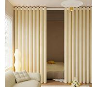 Rideau Thermique Anti Froid Rideau Occultant Thermique Isolant Économie D'Énergie Protection Privée pour Chambre a Coucher Et Salon Rideau de Partition(5.40x2.70 m/212.6x106.3")