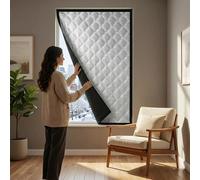 Rideau thermique coupe-vent d'hiver, panneau isolant de blocage de tirage pour un réchauffeur, un cuisinier, une maison plus économe en énergie largeur 150 cm