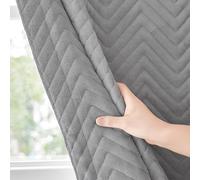 Rideau Thermique en Coton Épais, Coupe-Vent et Isolant, Anti Froid pour Hiver, Kit d'Isolation de Fenêtre pour Chambre ou Sous-Sol