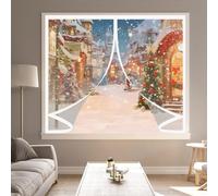 Rideau Thermique Isolant 64 x 94 cm Fermeture Automatique, Anti Froid et Chaleur, Imperméable Fenetre Rideau Thermique Anti Froid Convient à Tous Types de Fenêtres, A