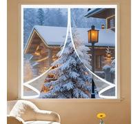 Rideau Thermique Isolant 74 x 70 cm Coupe-Vent, Protection Contre Le Froid, Isolation Thermique Moustiquaire Fenêtre Magnétique Convient à Tous Types de Fenêtres, A