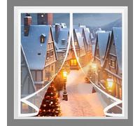 Rideau Thermique Isolant 88 x 112 cm avec Protection Thermique - Fermeture Automatique - Coupe-Vent Moustiquaire Fenetre Magnétique pour Porte de Cuisine et Salon, A