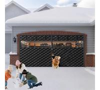 Rideau Thermique Isolant Anti Froid Et Chaleur Isolation Porte De Garage 497cm 218cm 244cm 213cm 488cm 274cm Rideau Thermique Porte D'entrée(Blacks,W503*H305 CM)