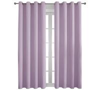 Rideau Thermique, Isolation Thermique Fenêtre Rideaux Design Moderne à Oeillets pour Pièce pour Cuisine Rideau Dressing-200x90cm-Racine de Lotus Violet-(L x H) Lot de 1