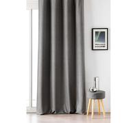 Rideau thermique Linder à galon fronceur Boreal - Gris