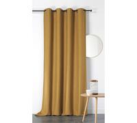 Rideau thermique Linder Boreal à œillets - Jaune Or