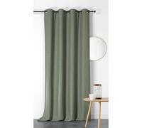 Rideau thermique Linder Boreal à œillets - Vert de gris