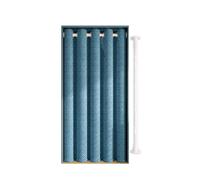 Rideau thermique magnétique pour portes - Tringle télescopique très résistante à la poussière, au vent, bloquant le froid, design occultant pour une réduction maximale de la lumière