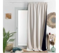 HomeMaison.com Rideau Isolant - Rideau Thermique - Rideau Occultant - Rideau Blanc Cassé - Rideau 140X260