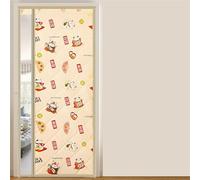 Rideau Thermique Porte D'entrée Rideau de porte en coton PU d'hiver, crochet et boucle, isolation thermique domestique, froide, cloison coupe-vent rideau suspendu(C,Custom contact)