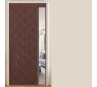 Rideau Thermique Porte D'entrée Rideau de porte en coton PU d'hiver, crochet et boucle, isolation thermique domestique, froide, cloison coupe-vent rideau suspendu(A,Custom contact)