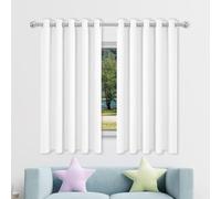 Rideau Thermique - Rideau Occultant 950 x 305 cm Isolation Thermiques, Tissu Doux et Infroissable Salon Doux et Esthétiques, Décoration Maison pour Salon Chambre, Blanc