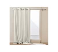 Rideau thermique velours 140x260 naturel Madison