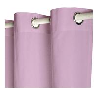Rideau - CLASSIQUE - Poudre de Lila - 140x260 cm - Œillets - Synthétique - Uni