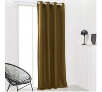 Rideau TODAY isolant à oeillets uni Bronze 140x240 cm