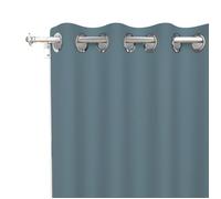 Soleil d'ocre, Alix Rideau à Oeillets, Bleu Celadon, Polyester, 135x250 cm