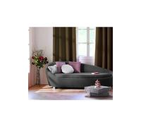 Rideau occultant uni avec 8 œillets Taupe 140x240 cm