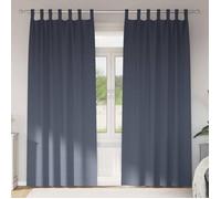 Rideau - VIDAXL - Double 245 x 140 cm - Occultant 80-90% (tissage triple) - Anthracite - Polyester