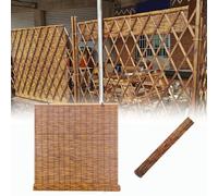 Rideau Vintage Stores Enrouleur en Bambou, Stores À Rouleaux Tissés À La Main, Taille Personnalisable Rideaux en Roseau pour Balcon Cuisine Teahouse Rideau De Pail(140x250CM/55x98IN(WxH))