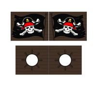 Tente de lit - Vipack - Caribbean Pirates - Polyester - Noir