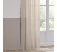 Rideau Voilage 100% Lin Bourdon Noir