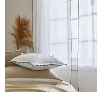 Rideau Voilage 100% Lin Bourdon Noir